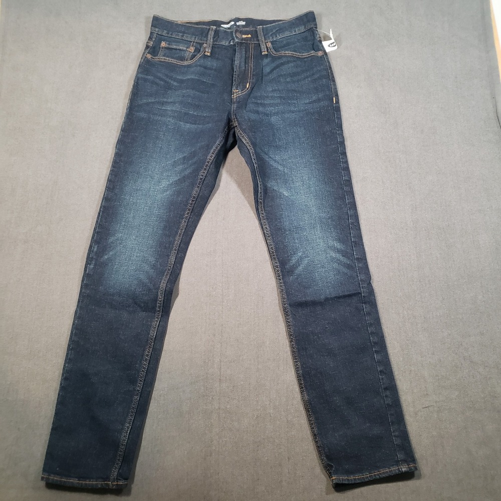 Old Navy Jeans Mens 30x32 Dark Wash Basic Slim Built-In Flex Tough‎